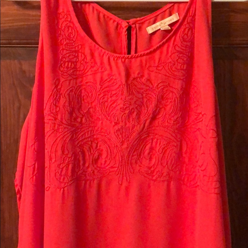 Gibson Latimer red/orange high-low tank